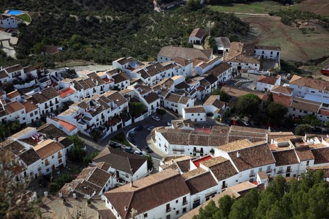 Municipality of Zahara de la Sierra in the province of Cadiz