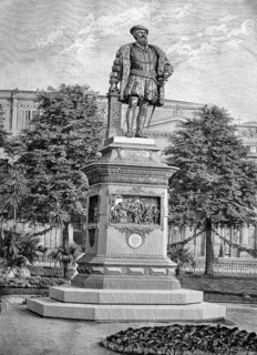 The monument of Christoph von Wuerttemberg