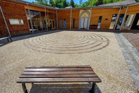 Courtyard and Parish Office of the Holy Spirit Church