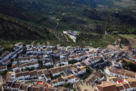 Municipality of Zahara de la Sierra in the province of Cadiz