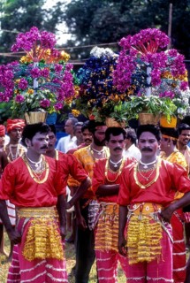 Karagam Dancers in Athachamayam celebration in Thripunithura during Onam near Ernakulam