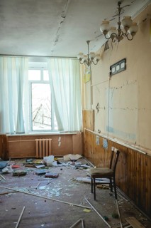 25th school destroyed by a Russian missile attack on 4 March at 9:30 h