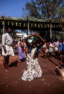 Devotee in trance