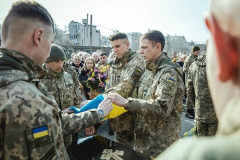Burial of Oleg Yashchishin