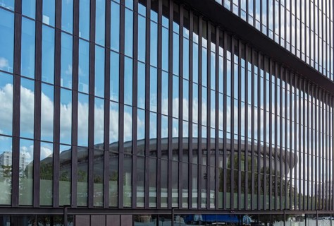 Reflection of Spodek Arena