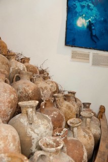 Salvaged amphorae