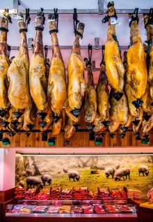 Serrano ham shop