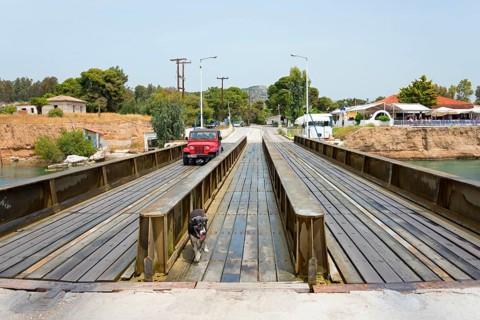Bridge over Corinth Canal