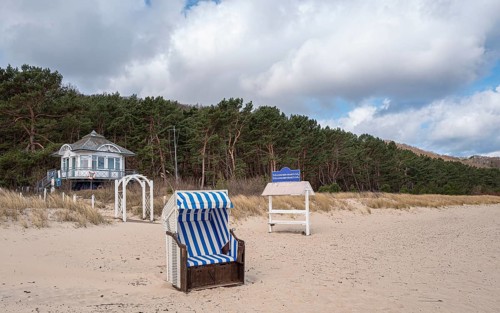 Strand und Ostsee bei Baabe