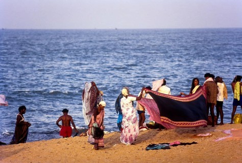 On the Kanyakumari Sea Shore