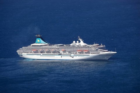 Cruise ship. The Artania