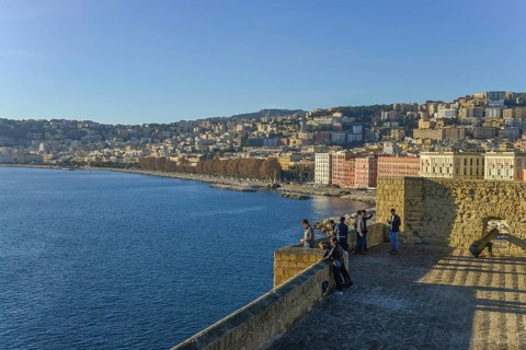 Castel dell'Ovo castle wall