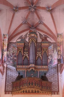 Organ of St. Valentinus and Dionysius Basilica in Kiedrich