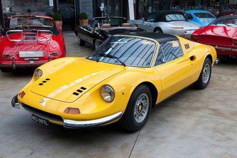 Vintage Ferrari Dino 246 GT