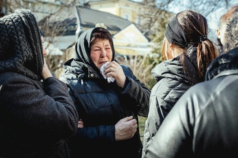 Funeral of Oleg Yashchishin
