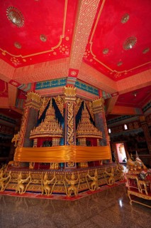 Songkran temple decoration