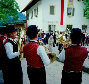 Band in South Tyrol plays wind music