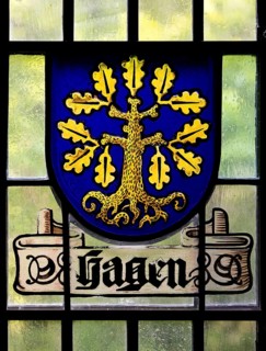 Historical coat of arms disc of Hagen