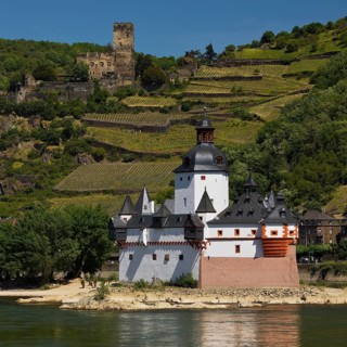 Gutenfels Castle and Pfalzgrafenstein Castle