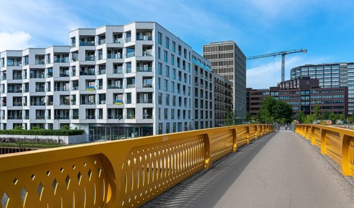 Golda Meir Steg at the Landwehrkanal