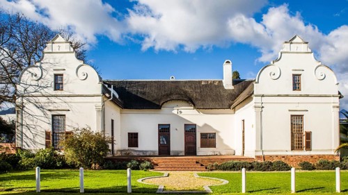 Stellenbosch with intact historic old town