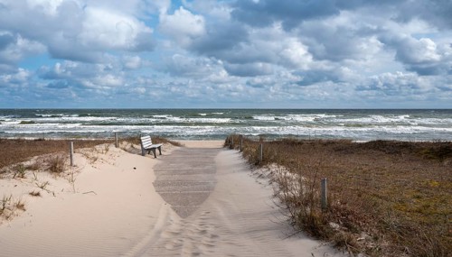 Strand und Ostsee bei Baabe
