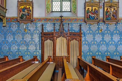 Confessional and Stations of the Cross