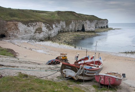 Fishing boats on the beach