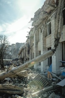 25th school destroyed by a Russian missile attack on 4 March at 9:30 h