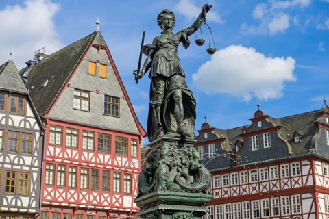 Fountain of Justice with Justitia