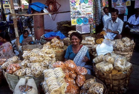 Snacks seller