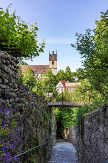 Meissnerstiege und Kirche St. Gallus