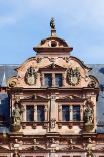 Left dwarf gable on the Friedrichsbau in the castle courtyard