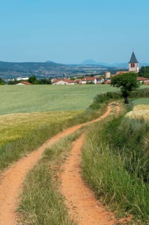 Bournoncle Saint-Pierre village near Brioude city. Haute Loire departement. Auvergne Rhone Alpes. France