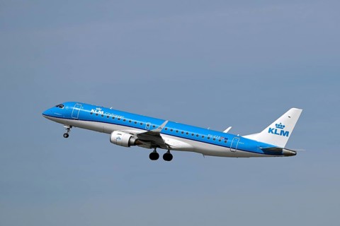 Flugzeug KLM Cityhopper