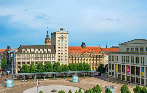 Krochhochhaus and Leipzig Opera House