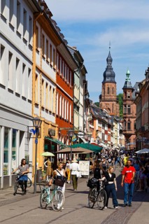 Street scene pedestrian zone