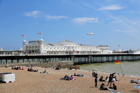 Brighton Pier on Brighton Beach