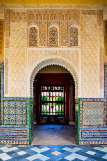 Coloured azulejos