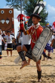 Ritual tribal dances at the Hornbill Festival