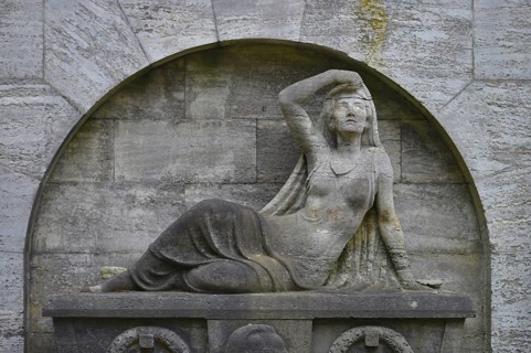 Mourning figure