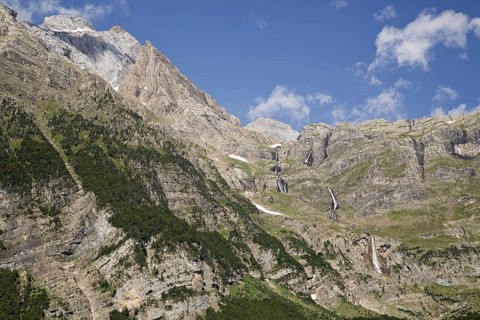 View of the mountain habitat