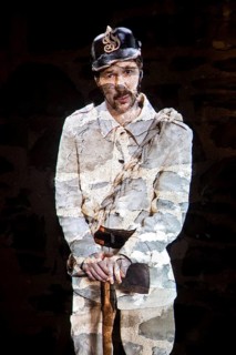 Projection of a historical fireman