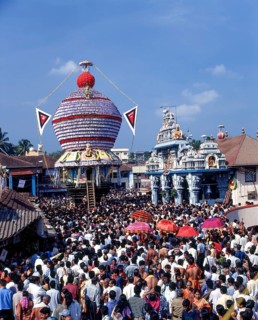 Chariot Festival During Choorna Utsav in Krishna Temple at Udupi