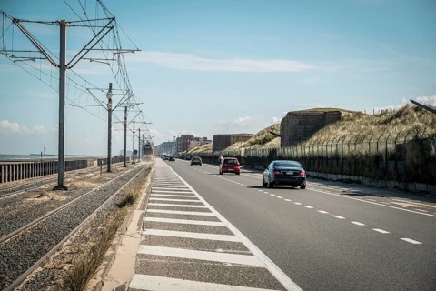 Car on the road