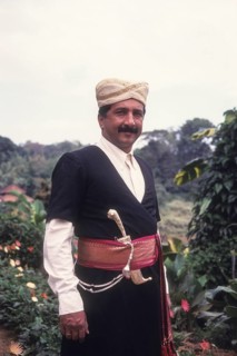 Kodava man in his traditional dress at Madikeri