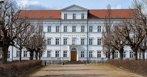 The former Paedagogium in Putbus on the island of Ruegen