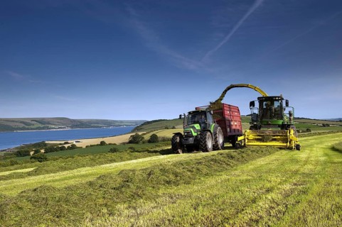 John Deere self-propelled forage harvester