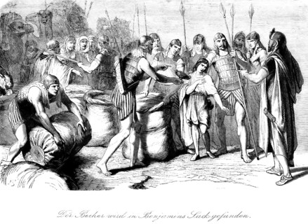 The cup is found in Benjamin's sack