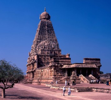 10th Century Brahadeeswara temple or Big temple in Thanjavur or Tanjore